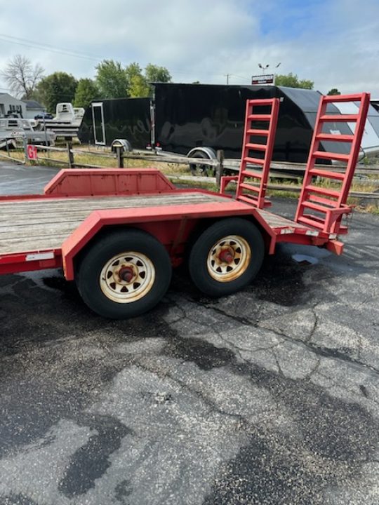 Used 1995 CHILTON MFG. 7X16 10K EQUIPMENT Equipment Trailer