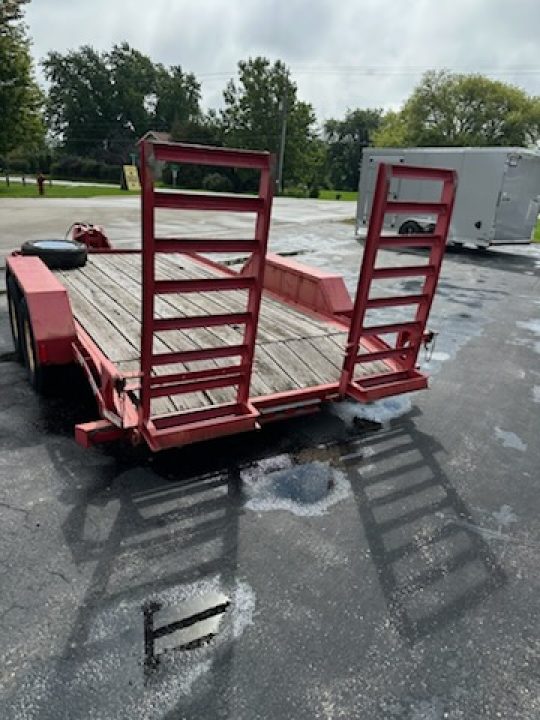 Used 1995 CHILTON MFG. 7X16 10K EQUIPMENT Equipment Trailer