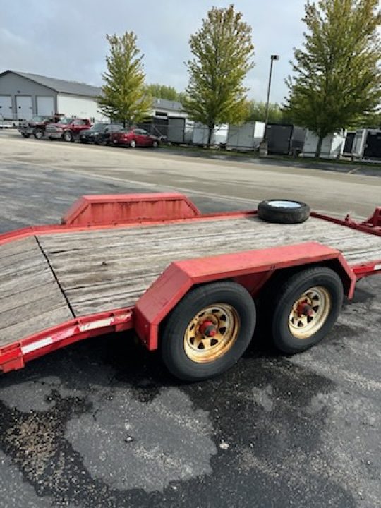 Used 1995 CHILTON MFG. 7X16 10K EQUIPMENT Equipment Trailer