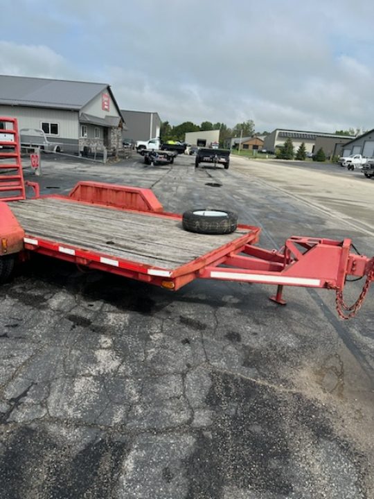 Used 1995 CHILTON MFG. 7X16 10K EQUIPMENT Equipment Trailer