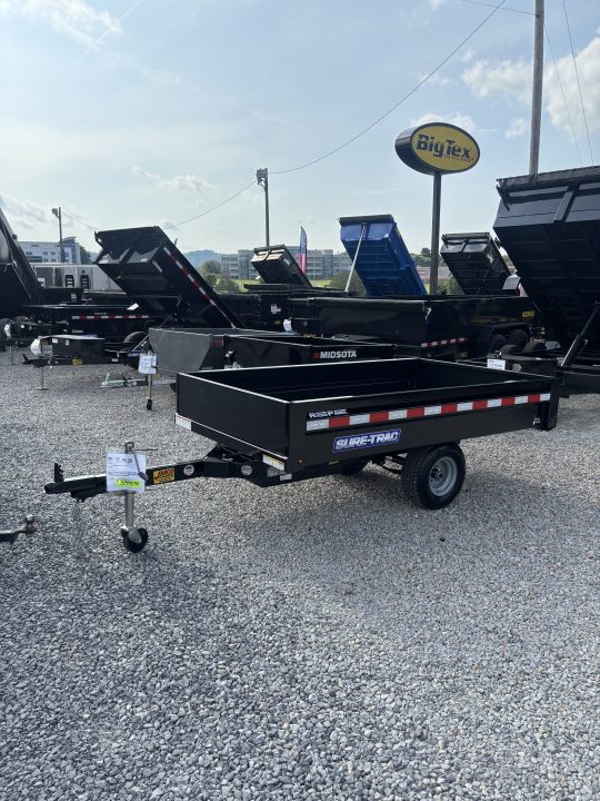 New 2026 Sure-Trac 4.5x8 utility Dump Trailer