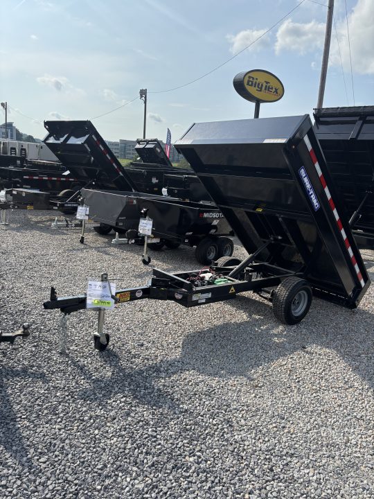 New 2026 Sure-Trac 4.5x8 utility Dump Trailer