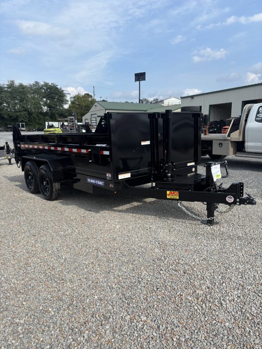 New 2026 Sure-Trac 7x14 Low Profile Telescopic Dump Trailer