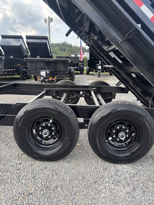 New 2026 Sure-Trac 7x14 Low Profile Telescopic Dump Trailer