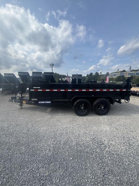 New 2026 Sure-Trac 7x14 Low Profile Telescopic Dump Trailer