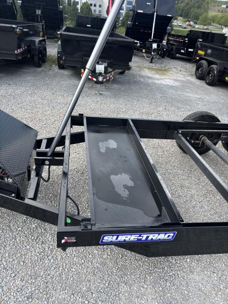 New 2026 Sure-Trac 7x14 Low Profile Telescopic Dump Trailer