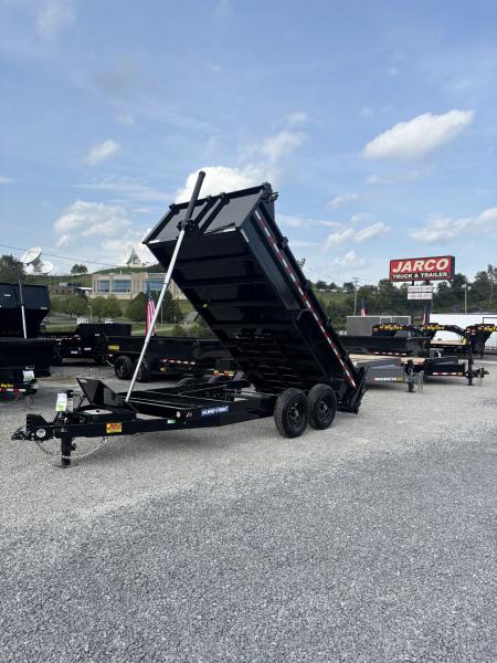 New 2026 Sure-Trac 7x14 Low Profile Telescopic Dump Trailer