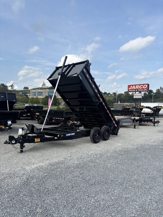 New 2026 Sure-Trac 7x14 Low Profile Telescopic Dump Trailer