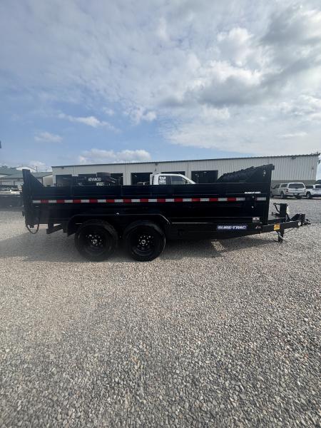 New 2026 Sure-Trac 7x14 Low Profile Telescopic Dump Trailer
