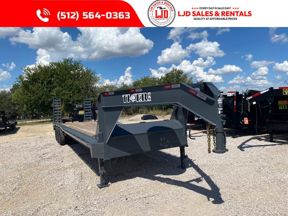 New 2026 Tiger - Gooseneck 102  X 34' - Equipment Trailer - 21K GVWR