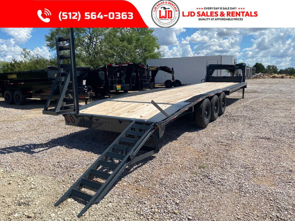 New 2026 Tiger - Gooseneck 102" X 34' - Equipment Trailer - 21K GVWR