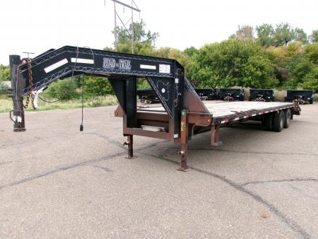 Used 2004 Load Trail Gooseneck 32' Flatbed Trailer