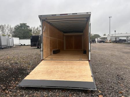 New 2027 Homesteader Trailer 24 FT FLAT FRONT ENCLOSED TRAILER 10K GVWR ALUMINUM WHEELS SEMI-SCREWLESS ADJUSTABLE COUPLER