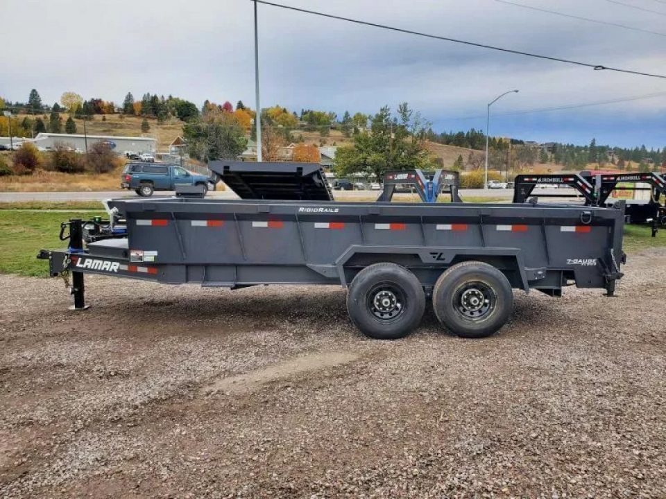 New 2027 Lamar 7x16 14k Dump Trailer