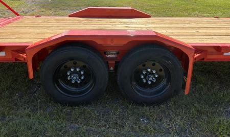 New 2027 Diamond C LPX208 EQUIPMENT TRAILER; SLIPPER ROLLER SUSPENSION; ABS BRAKES; FORK HOLDERS; 15K SIMOL 2 SPEED JACK