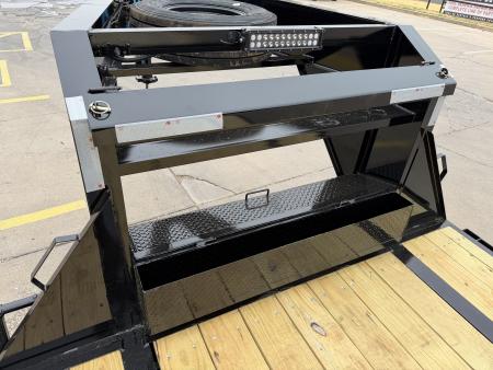 New 2026 MP CUSTOM 40 X 102 TANDEM AXLE 14K FLATBED GOOSENECK W/ SLIDE IN RAMPS