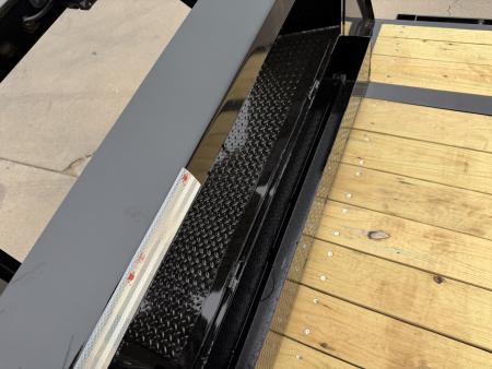New 2026 MP CUSTOM 40 X 102 TANDEM AXLE 14K FLATBED GOOSENECK W/ SLIDE IN RAMPS