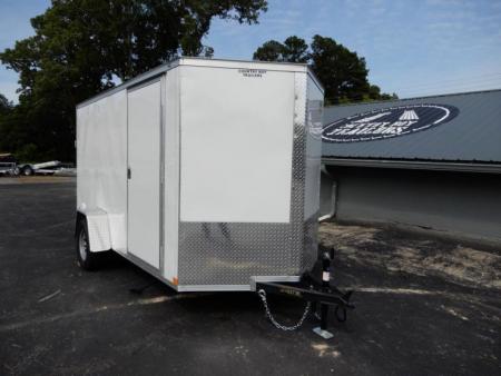 New 2027 Covered Wagon 6X12 Enclosed, 6'6" Height