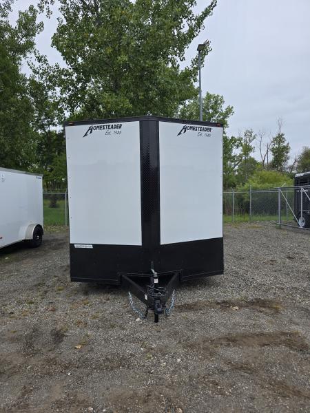 New 2027 Homesteader Trailer 8x28 14000 GVWR 90  IH Blacked Out Exterior Cargo / Enclosed Trailer