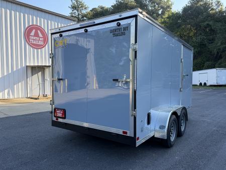 New 2026 Covered Wagon 7'x14' Enclosed, 6'6" Inside Height, 48" Side Door