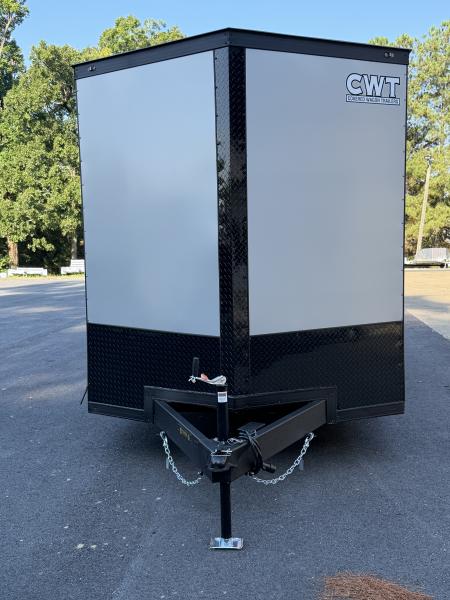 New 2027 Covered Wagon 7X16 Enclosed, Inside Height 7', Black Trim