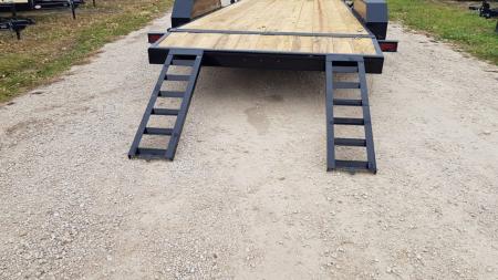 New 2027 MEB 7x18 Open Wood Deck Auto Hauler Car / Racing Trailer