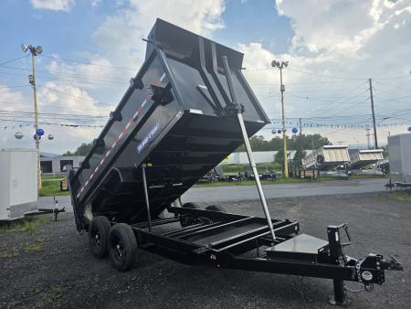 New 2027 Sure-Trac 7X14 14K - 4' HIGH SIDES Dump Trailer