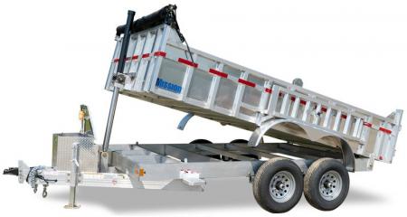 New 2027 Mission Aluminum 6X12 Dump Trailer 10K