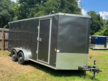 New 2024 Forest River 7x16 TA Cargo / Enclosed Trailer