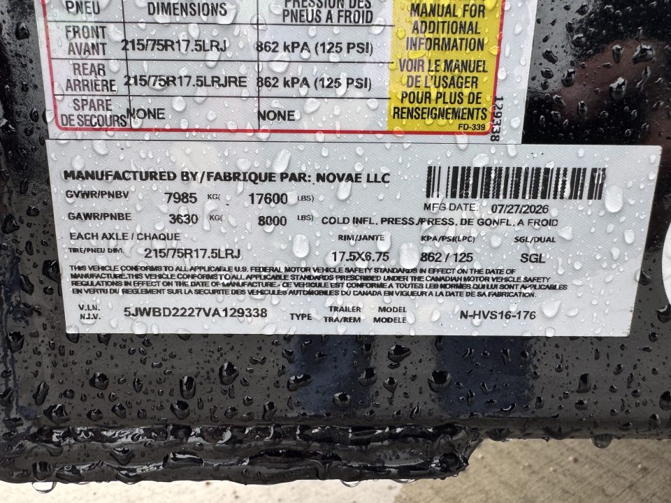 New 2027 Midsota HV16 17.6k Dump Trailer