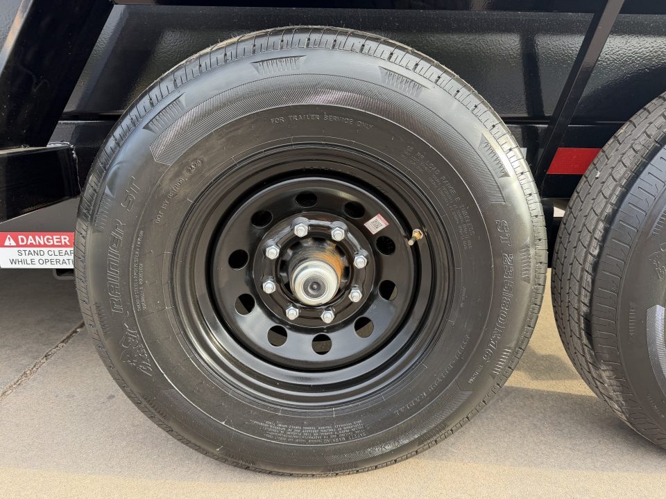 New #173351 2027 SOUTHLAND SL714 14 X 83 TANDEM AXLE 14K BUMPER PULL DUMP W/ SPARE TIRE