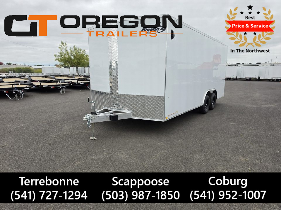 New 2027 Formula Traverse Aluminum 8.5x20 Enclosed 10K GVWR