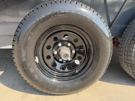 Used #122870 USED 2024 LAMAR CC 20 X 102 TANDEM AXLE BUMPER PULL STEEL FLOOR 10K CAR HAULER