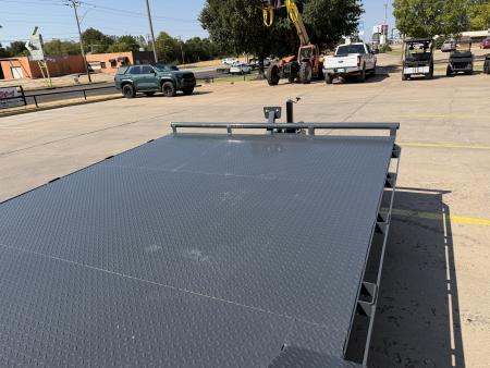 Used #122870 USED 2024 LAMAR CC 20 X 102 TANDEM AXLE BUMPER PULL STEEL FLOOR 10K CAR HAULER