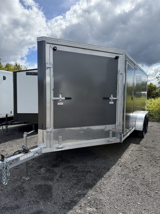 New 2027 E-Z Hauler 7X14 XLT Pro Enclosed Snowmobile Trailer 6K