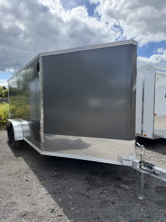 New 2027 E-Z Hauler 7X14 XLT Pro Enclosed Snowmobile Trailer 6K