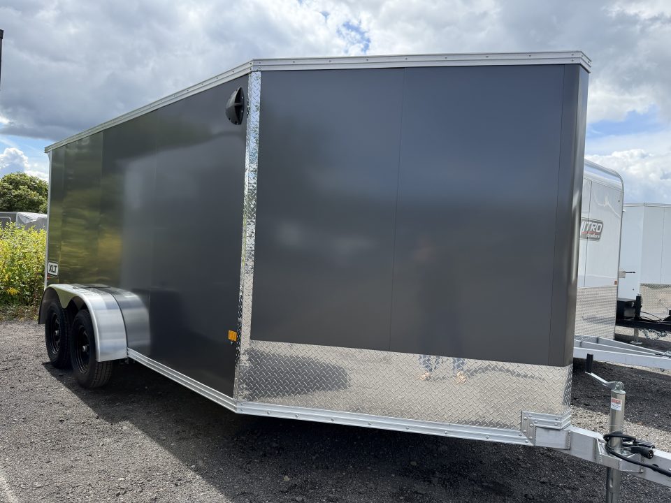 New 2027 E-Z Hauler 7X14 XLT Pro Enclosed Snowmobile Trailer 6K