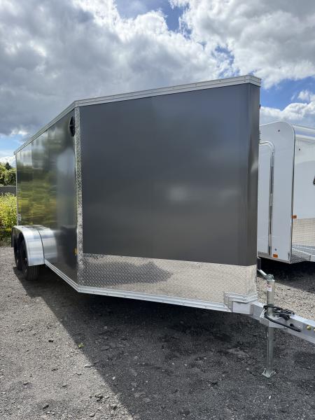 New 2027 E-Z Hauler 7X14 XLT Pro Enclosed Snowmobile Trailer 6K
