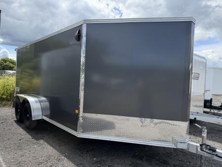 New 2027 E-Z Hauler 7X14 XLT Pro Enclosed Snowmobile Trailer 6K