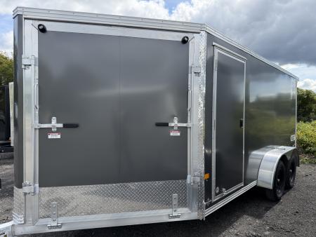 New 2027 E-Z Hauler 7X14 XLT Pro Enclosed Snowmobile Trailer 6K