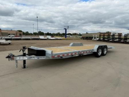 New 2027 Drive Trailers T6V2S810222-GALVANIZED 7'X22' 16k SPLIT Tilt Trailer/Equipment Trailer
