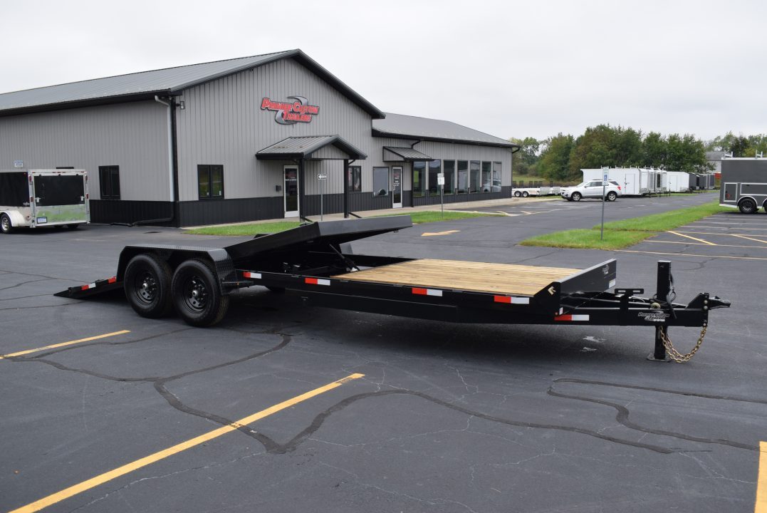 New 2025 BND Trailers 7x24 14K Gravity Tilt Equipment Trailer