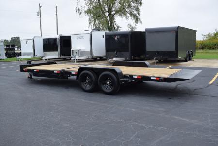 New 2025 BND Trailers 7x24 14K Gravity Tilt Equipment Trailer