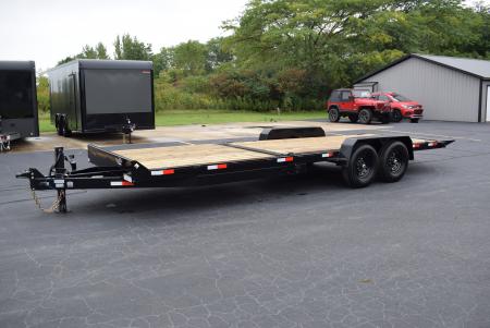 New 2025 BND Trailers 7x24 14K Gravity Tilt Equipment Trailer