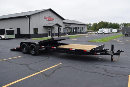 New 2025 BND Trailers 7x24 14K Gravity Tilt Equipment Trailer