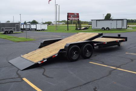 New 2025 BND Trailers 7x24 14K Gravity Tilt Equipment Trailer