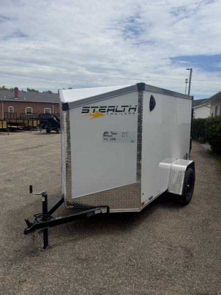 New 2027 Stealth Mustang 5 x 8 Enclosed Trailer w/ Ramp (Single) Cargo / Enclosed Trailer NEW MODEL - Screwless and Light Lid Roofing !!