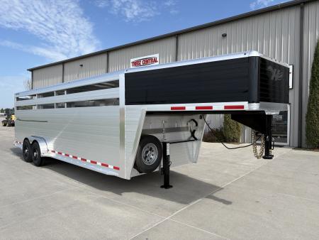 New 2027 Hillsboro Endura 7x24 Aluminum Livestock Trailer