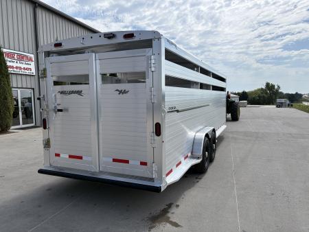 New 2027 Hillsboro Endura 7x24 Aluminum Livestock Trailer