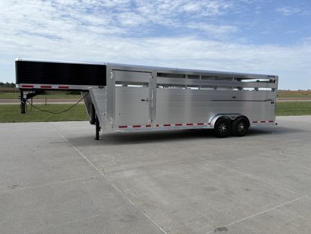 New 2027 Hillsboro Endura 7x24 Aluminum Livestock Trailer